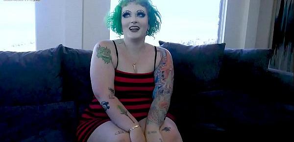  big butt Goth Pawg Vicky Vixen debuts on BBWHighway.com